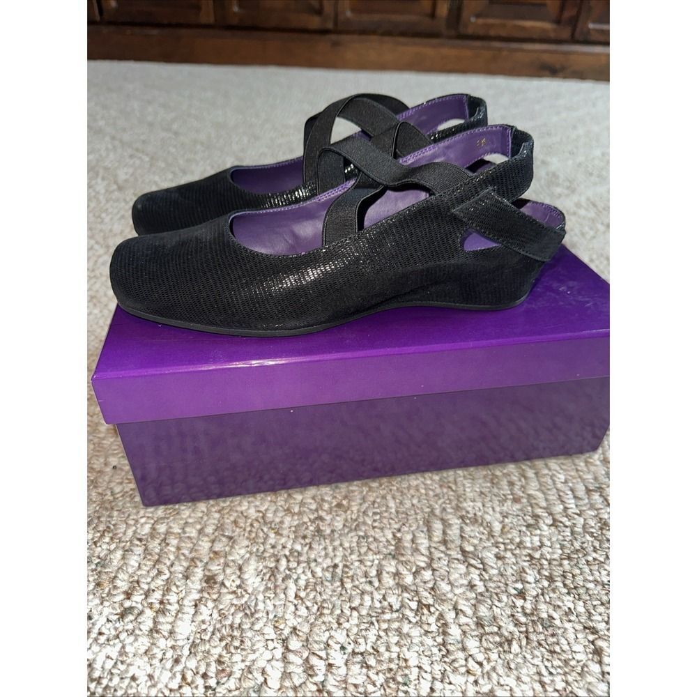 Womens‎ Vanelli Marjory Size 8  Black Shoes Wedge Mary Jane NEW - Picture 4 of 6